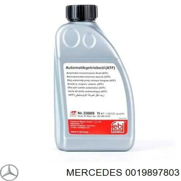 Olej przekładniowy 0019897803 Mercedes