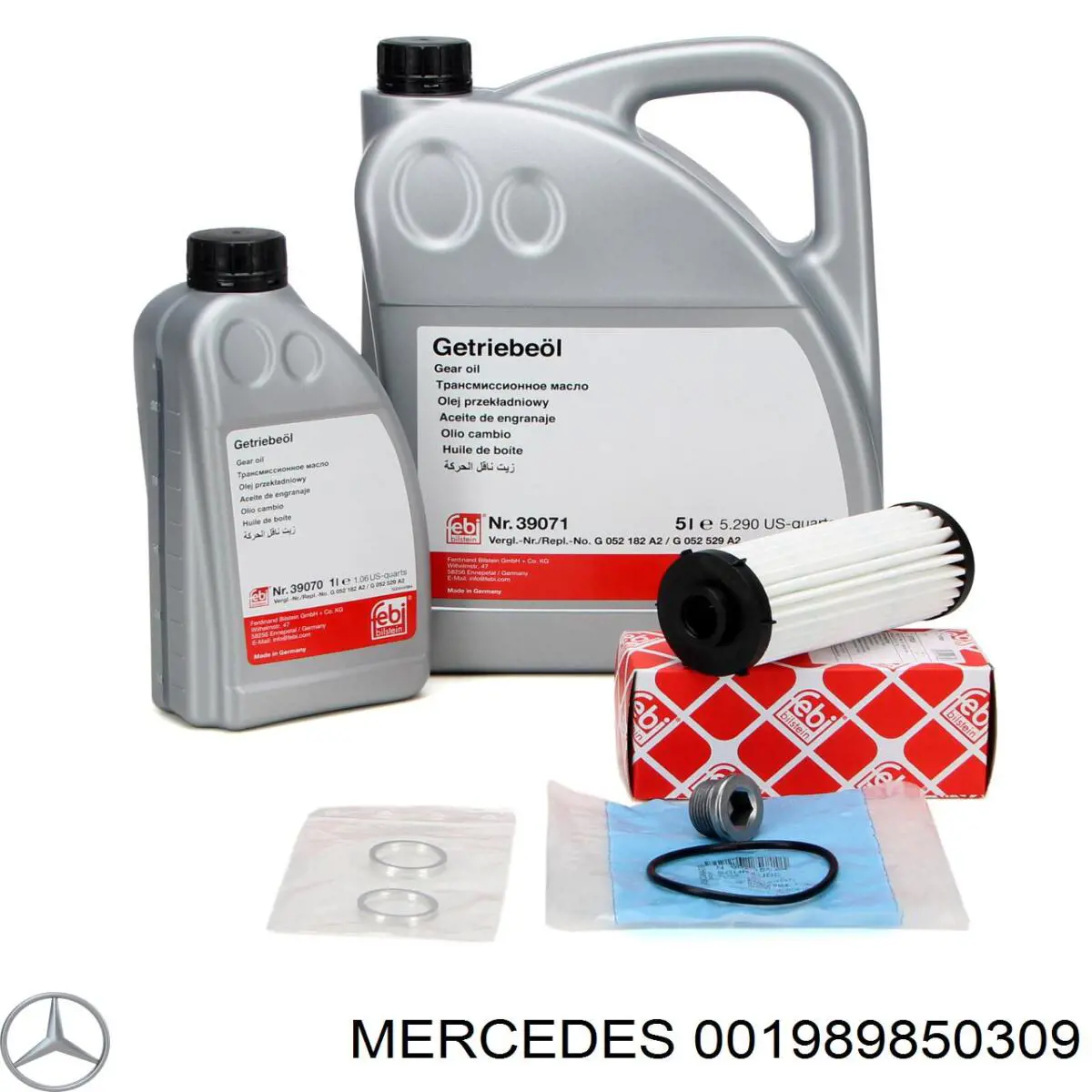 Olej przekładniowy 001989850309 Mercedes