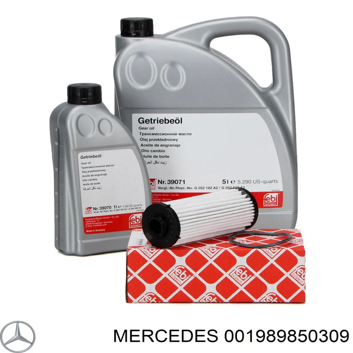 Olej przekładniowy 001989850309 Mercedes