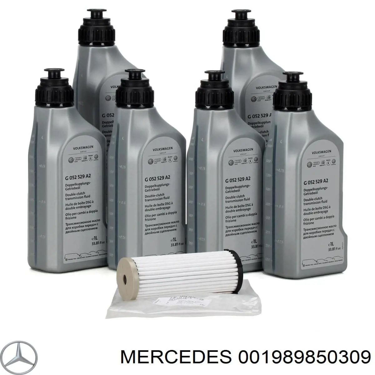 Olej przekładniowy Mercedes 001989850309