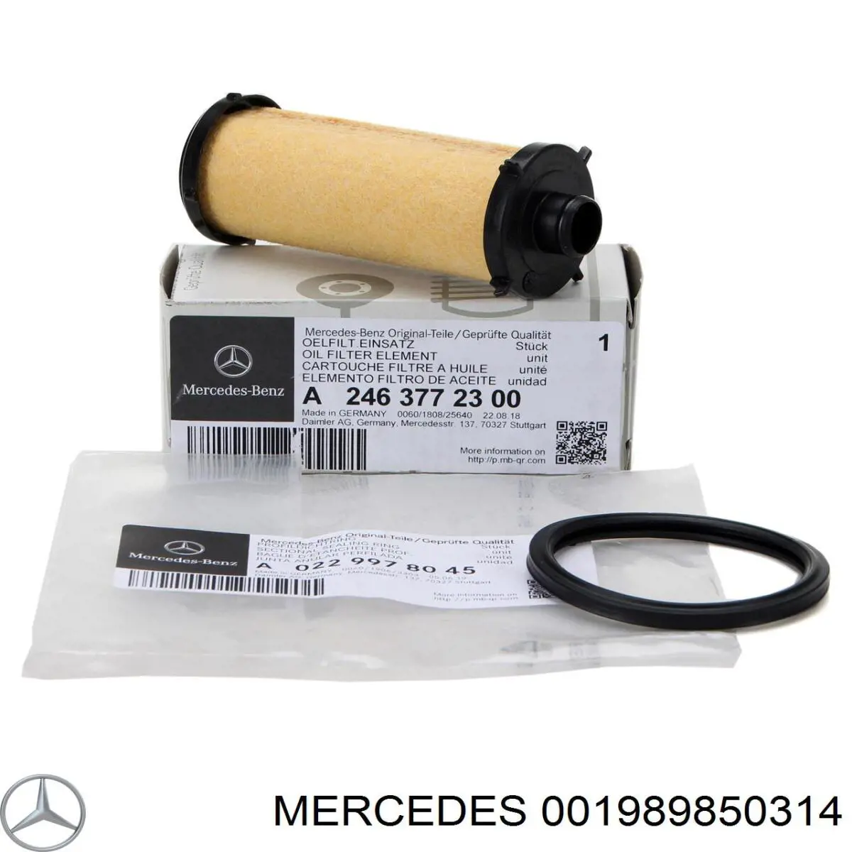 Olej przekładniowy 001989850314 Mercedes
