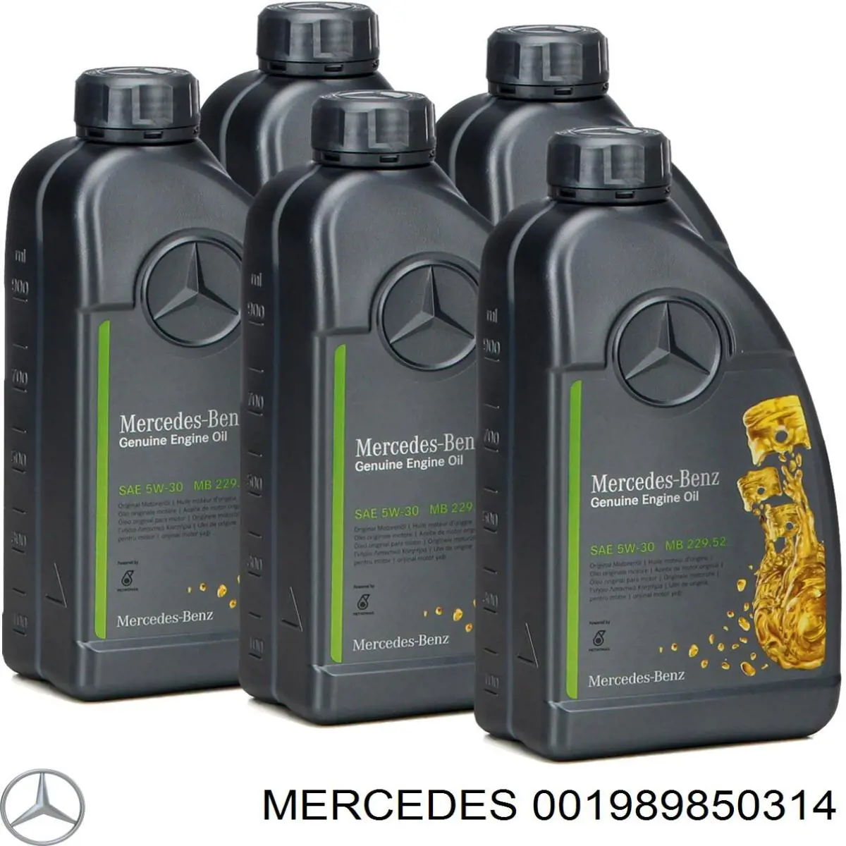 Olej przekładniowy Mercedes 001989850314