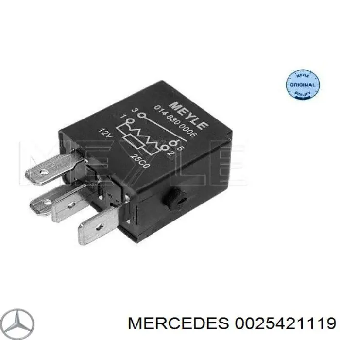 0025421119 Mercedes Przekaźnik wentylatora