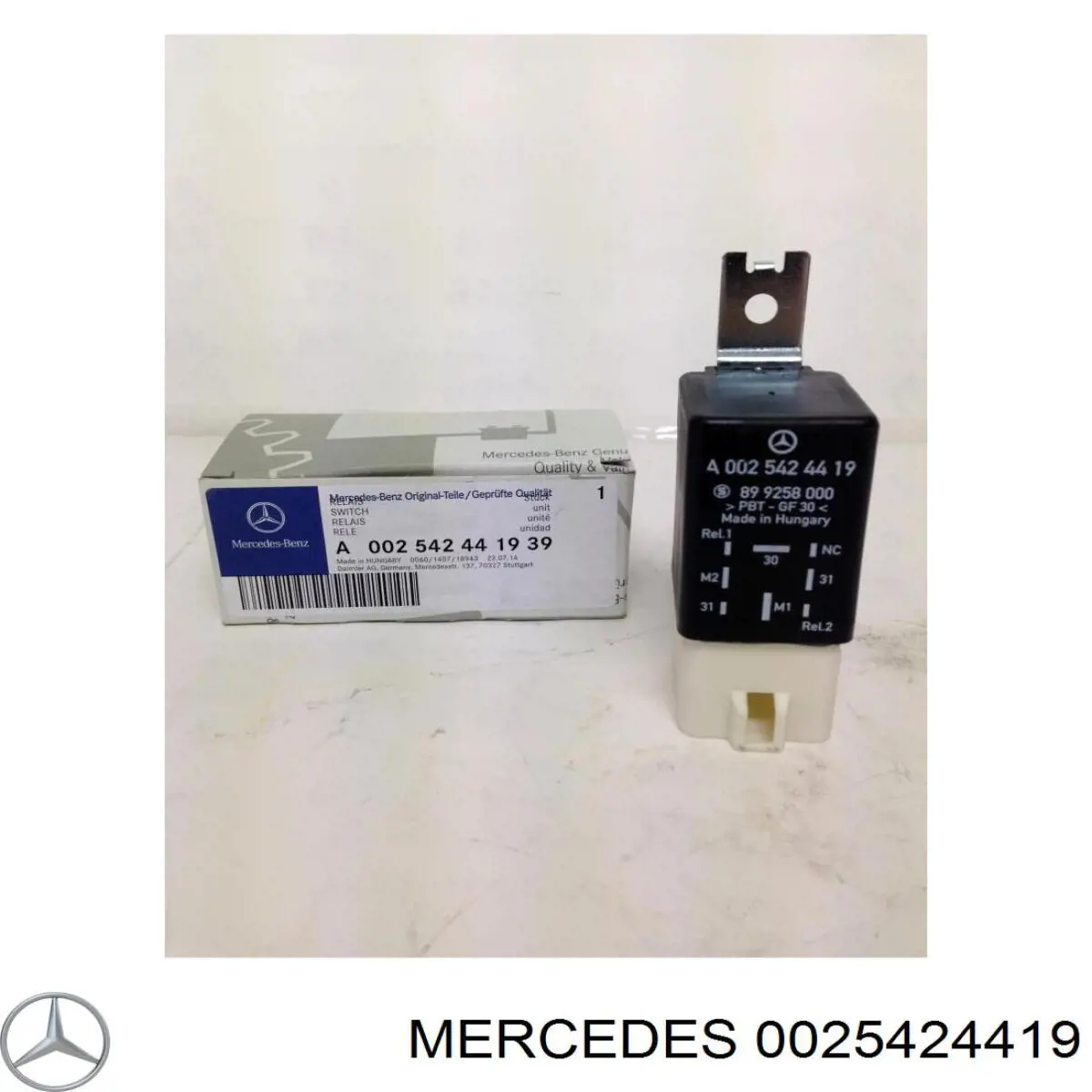 0025424419 Mercedes Przekaźnik wentylatora