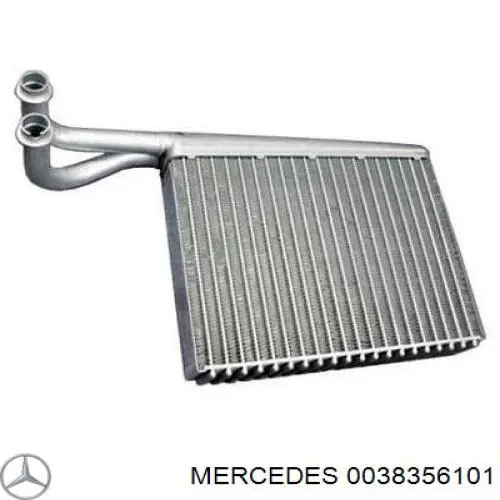Chłodnica nagrzewnicy (ogrzewacza) Mercedes 0038356101 cena, od 48,25 USD