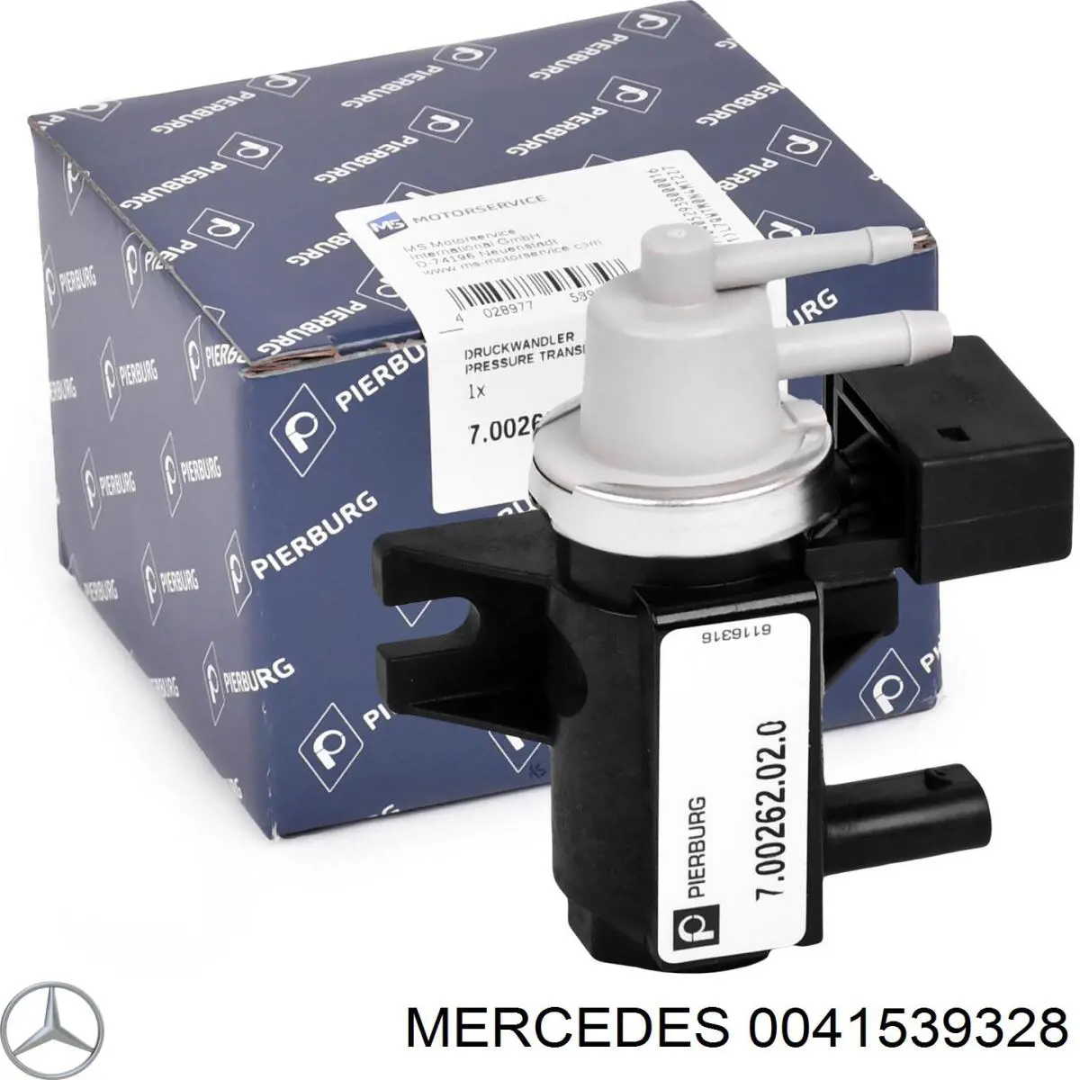 Do koszyka 0041539328 Mercedes Przetwornik ciśnienia (solenoid) doładowania