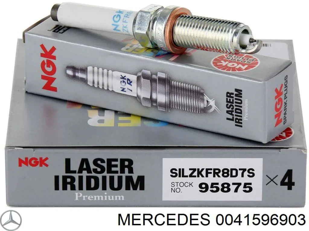 Świeca zapłonowa Mercedes 0041596903 cena, od 18,43 USD