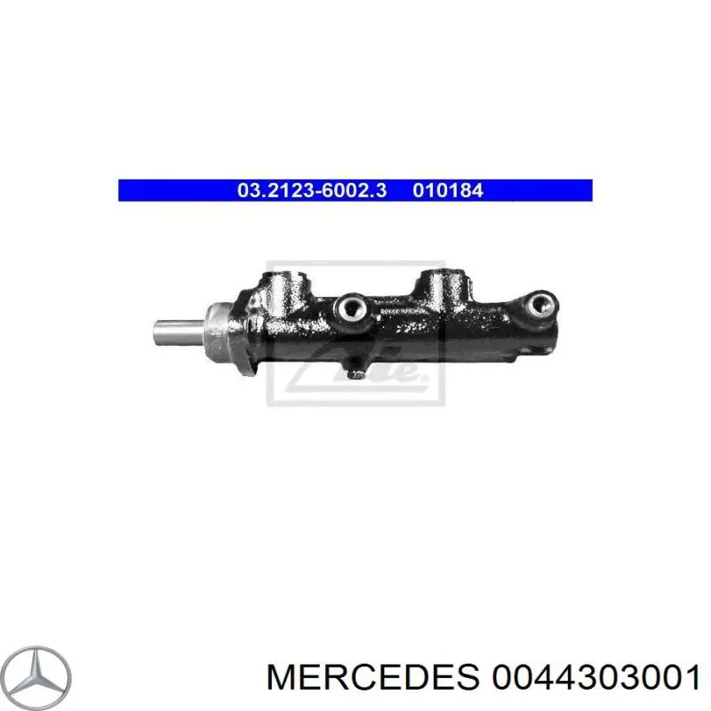 Do koszyka 0044303001 Mercedes Główny cylinder hamulców