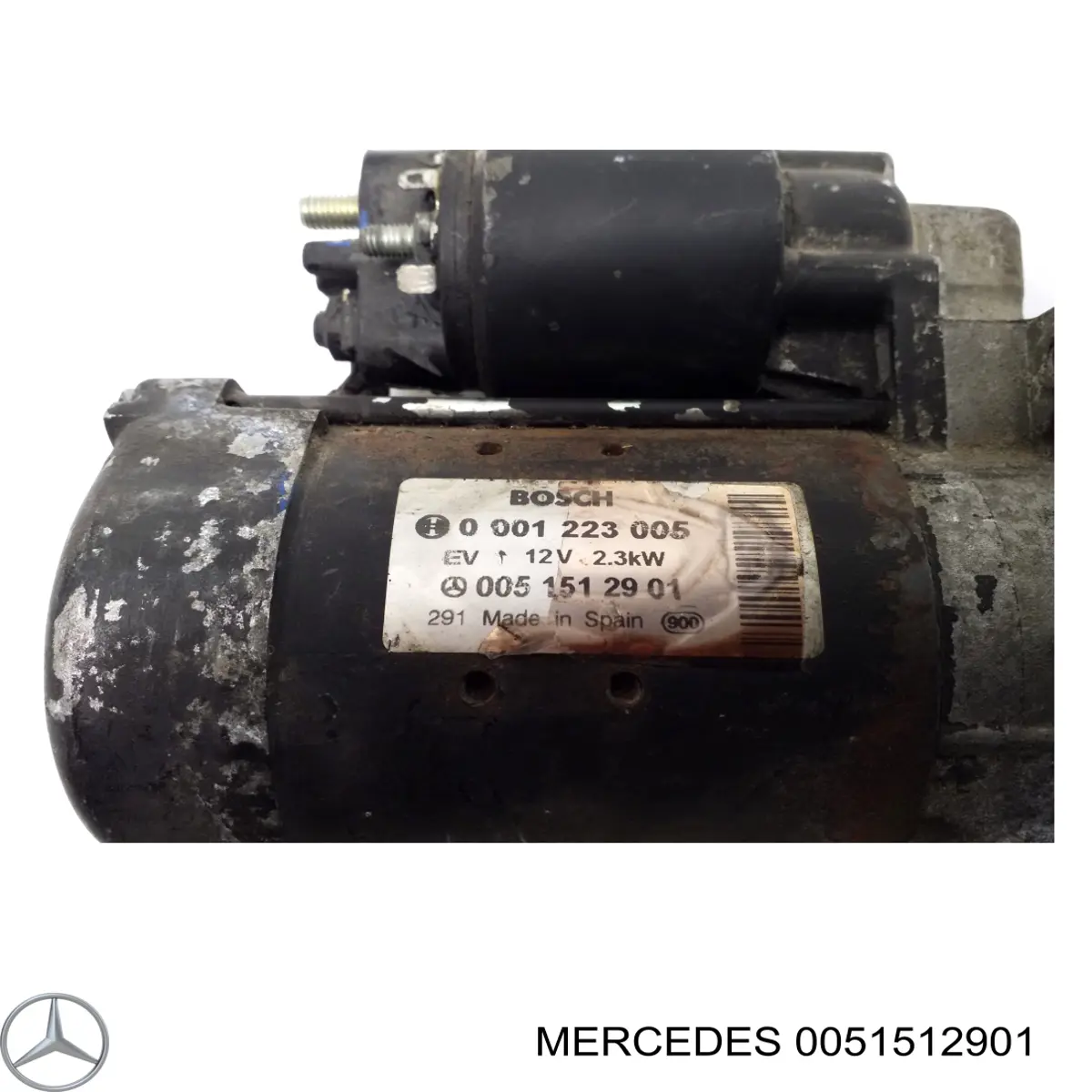 Do koszyka 0051512901 Mercedes Rozrusznik