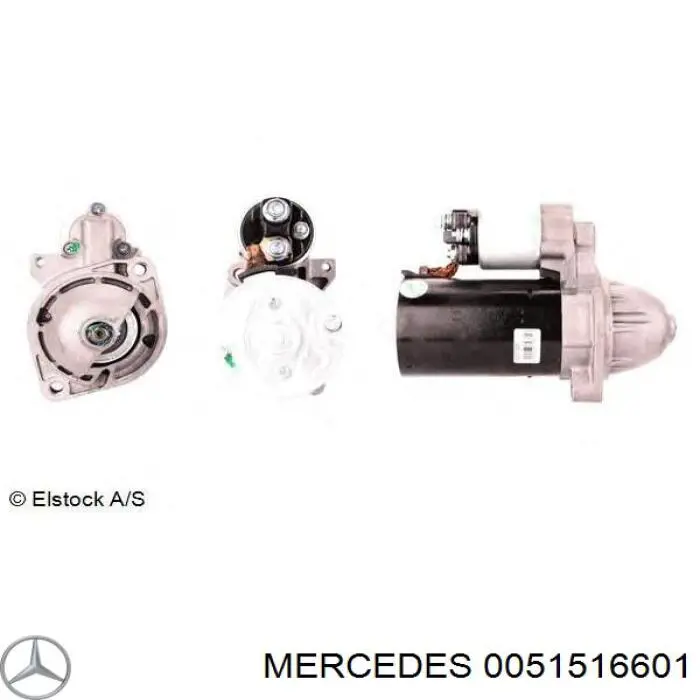 Rozrusznik Mercedes 0051516601 cena, od 73,13 USD