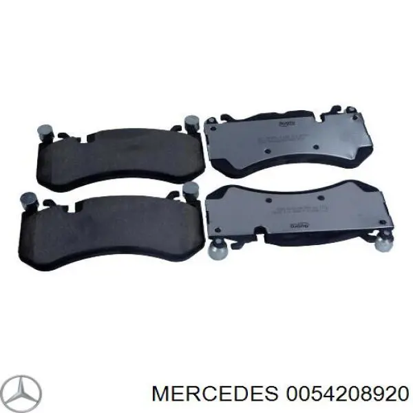 0054208920 Mercedes klocki hamulcowe przednie tarczowe