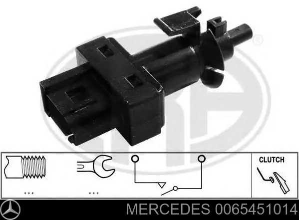 0065451014 Mercedes Czujnik włączania sprzęgła