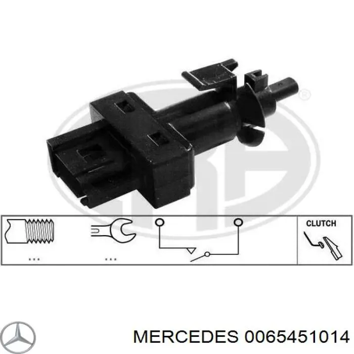 Do koszyka 0065451014 Mercedes Czujnik włączania sprzęgła