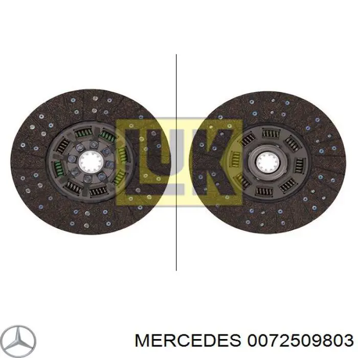 Do koszyka 0072509803 Mercedes Tarcza sprzęgła