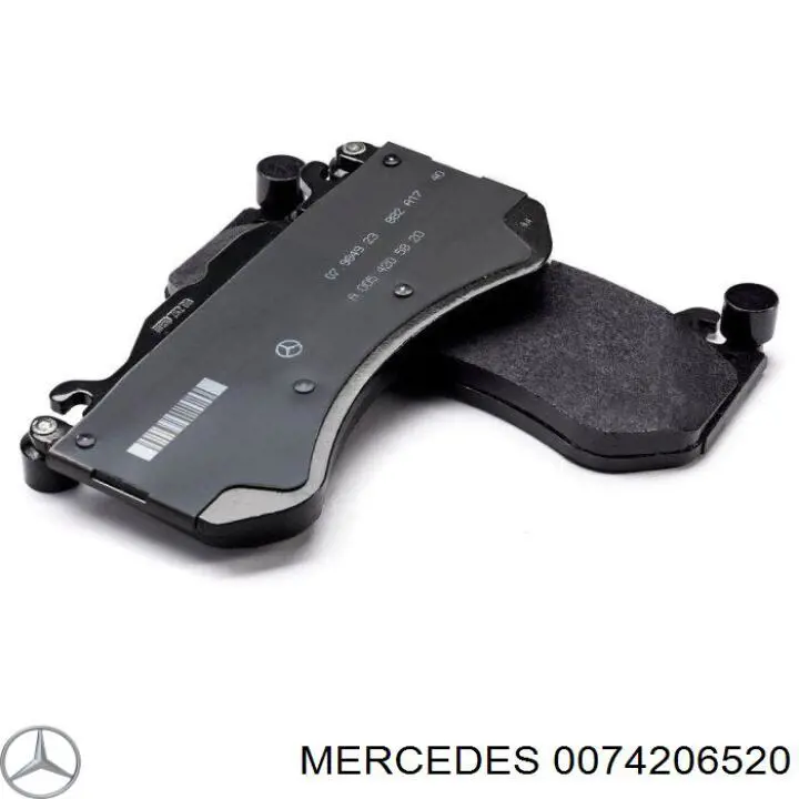 0074206520 Mercedes klocki hamulcowe przednie tarczowe