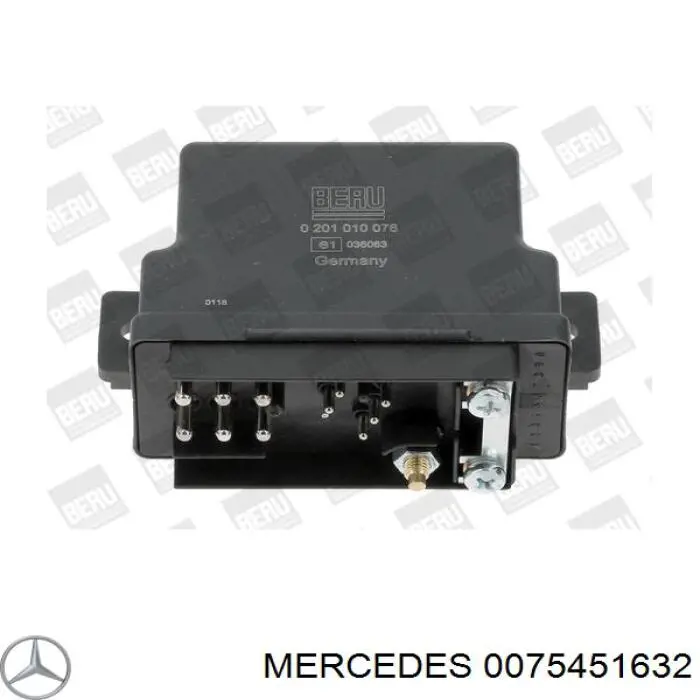 0075451632 Mercedes Przekaźnik świec żarowych