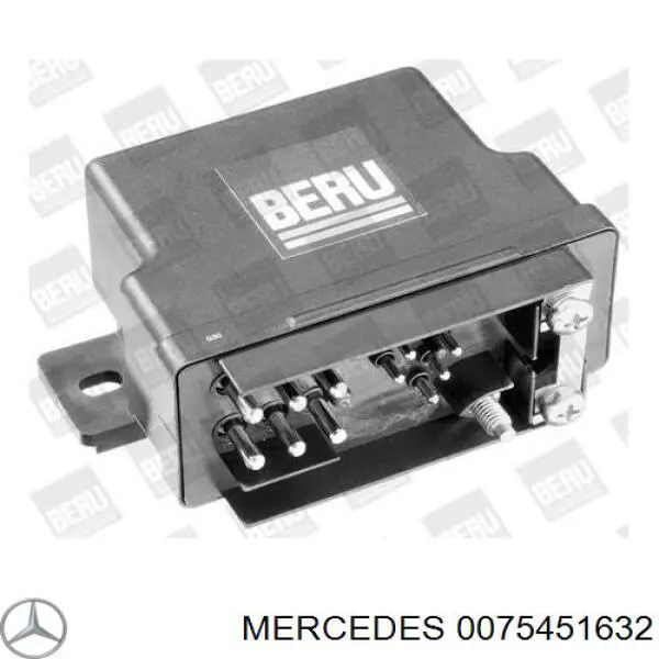 Przekaźnik świec żarowych Mercedes 0075451632 cena, od 90,67 USD