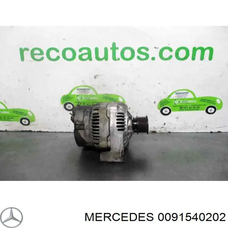 0091540202 Mercedes Alternator