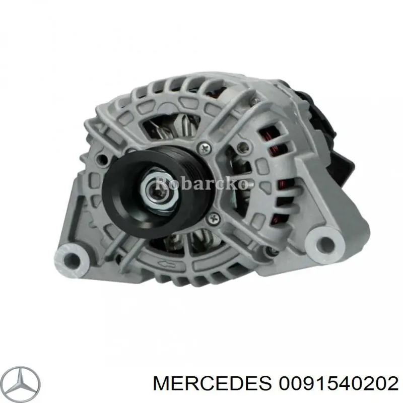Alternator Mercedes 0091540202 cena, od 132,12 USD