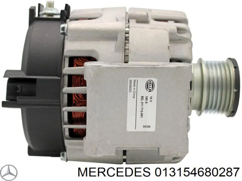 Do koszyka 013154680287 Mercedes Alternator
