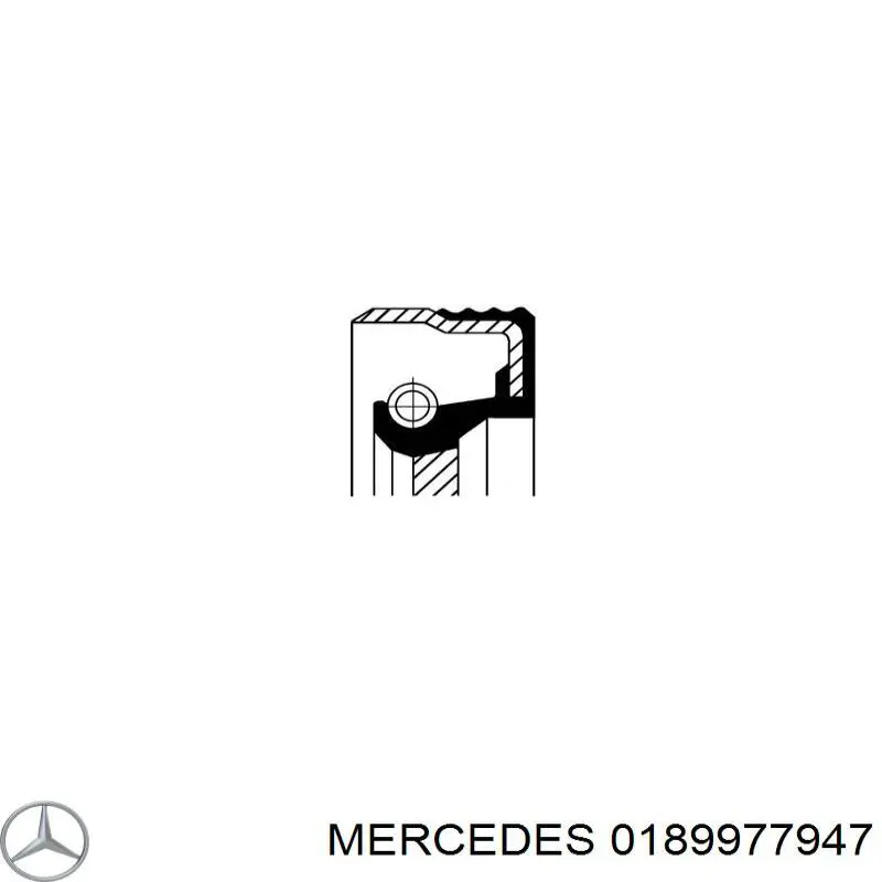 Uszczelniacz wału korbowego przedni Mercedes 0189977947 cena, od 4,35 USD