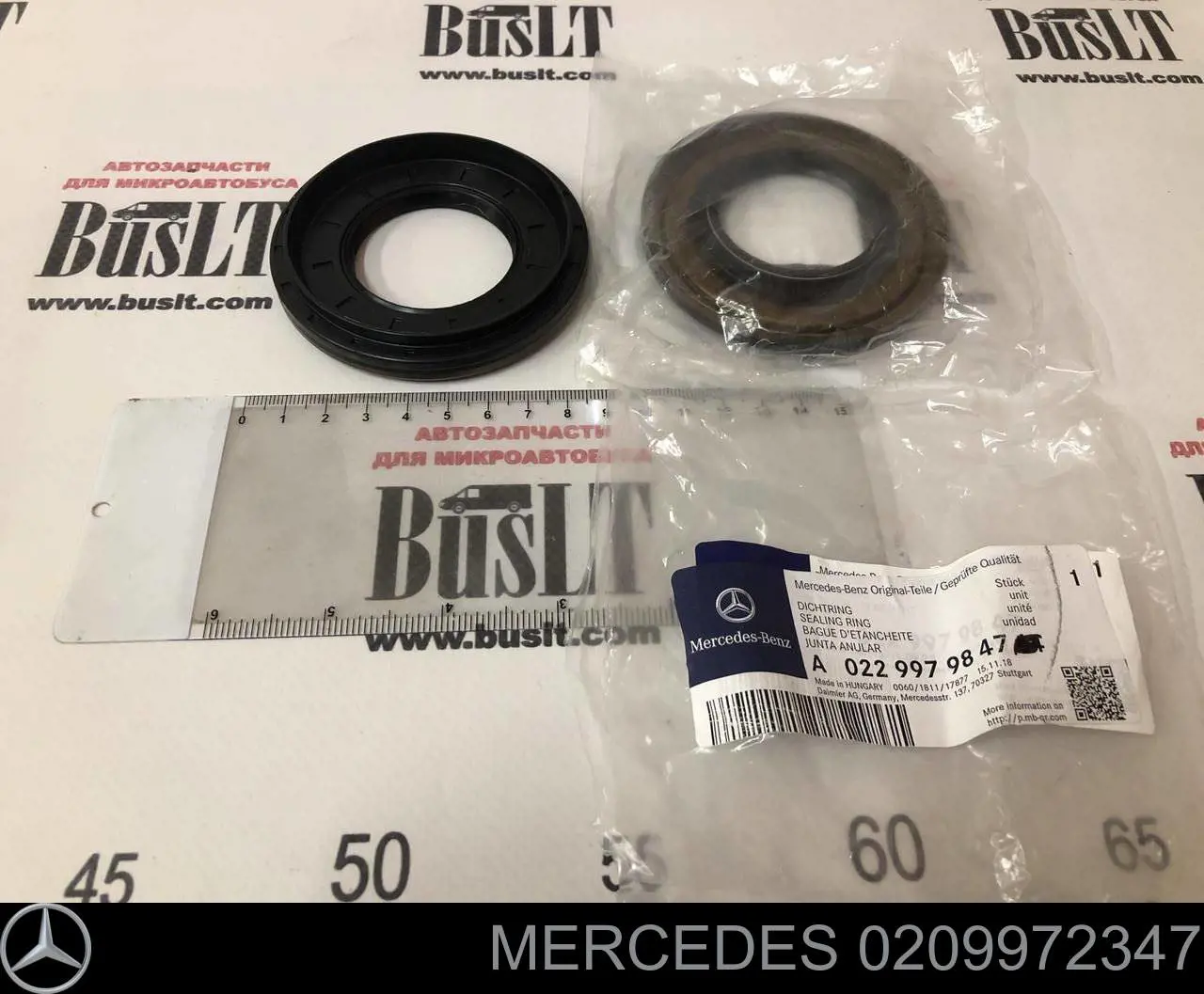 Do koszyka 0209972347 Mercedes Uszczelniacz półosi mostu tylnego wewnętrzny