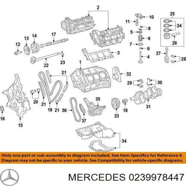 0239978447 Mercedes Uszczelniacz wału korbowego przedni