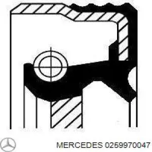 Uszczelniacz końcówki reduktora mostu przedniego Mercedes 0259970047 cena, od 6,04 USD