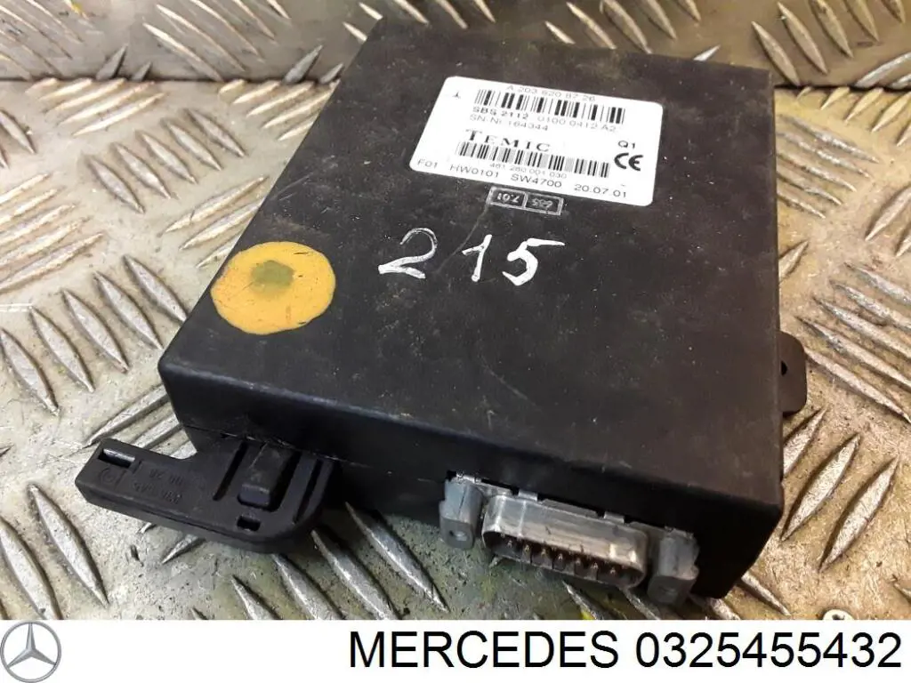 Do koszyka 0325455432 Mercedes Sterownik zawieszenia pneumatycznego