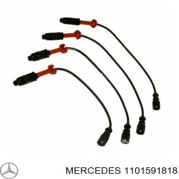 Zestaw przewodów wysokiego napięcia Mercedes 1101591818 cena, od 25,10 USD