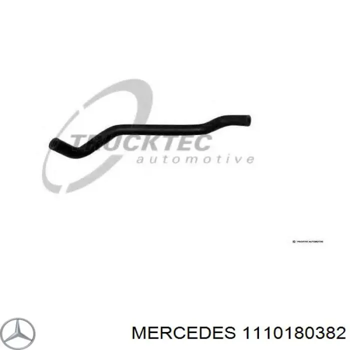 Króciec wentylacji kadłuba (separatora oleju) Mercedes 1110180382 cena, od 8,15 USD