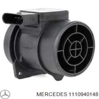 Czujnik przepływu powietrza, przepływomierz powietrza M.A.F. Mercedes 1110940148 cena, od 64,40 USD