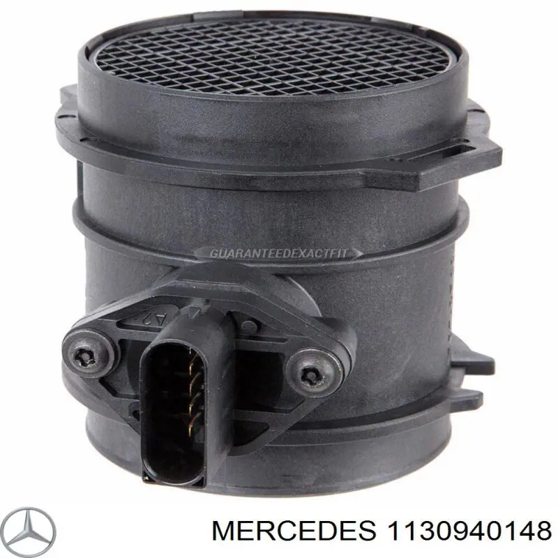 Do koszyka A1130940148 Mercedes Czujnik przepływu powietrza, przepływomierz powietrza M.A.F.
