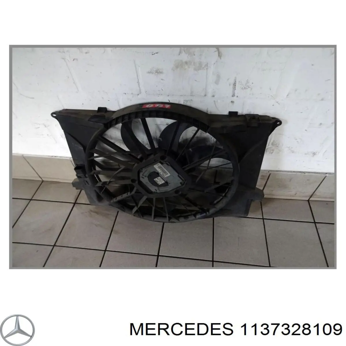 Dyfuzor chłodnicy, w komplecie z silnikiem i wirnikiem Mercedes 1137328109 cena, od 161,74 USD