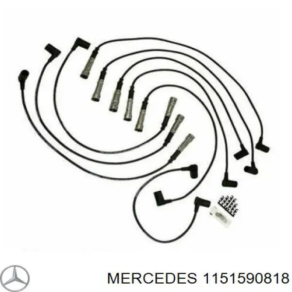 Do koszyka 1151590818 Mercedes Zestaw przewodów wysokiego napięcia