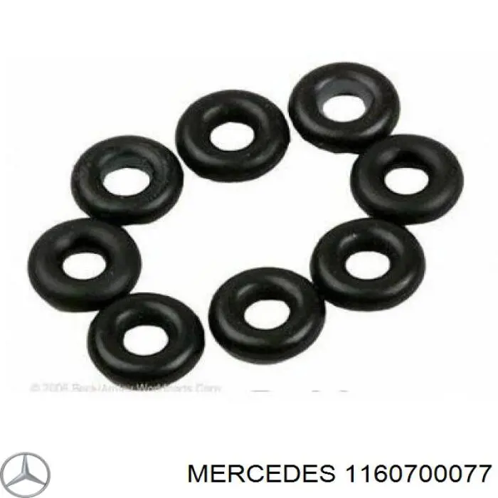 Do koszyka 1160700077 Mercedes Pierścień uszczelniający wtryskiwacza