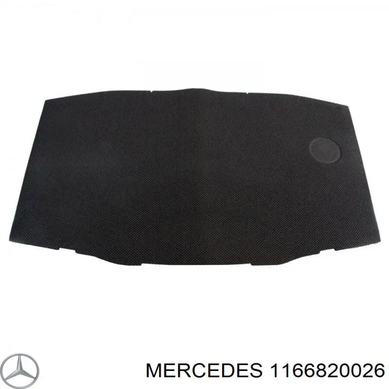 Wygluszenie maski Mercedes 1166820026 cena, od 66,31 USD