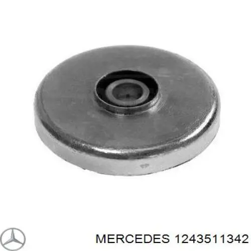 Do koszyka 1243511342 Mercedes Silentblock przedni (poduszka) reduktora mostu tylnego