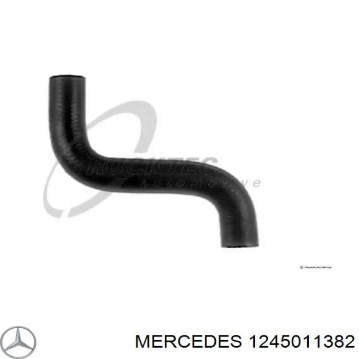 Do koszyka 1245011382 Mercedes Przewód (króciec) chłodnicy górny