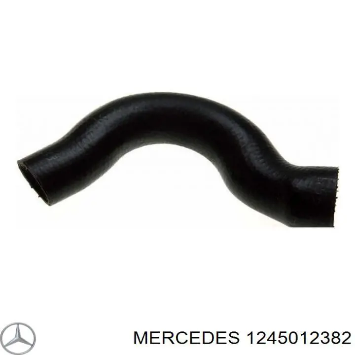 Do koszyka 1245012382 Mercedes Przewód (króciec) chłodnicy górny