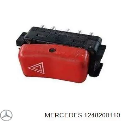Przycisk włączania światła awaryjnego Mercedes 1248200110 cena, od 15,09 USD