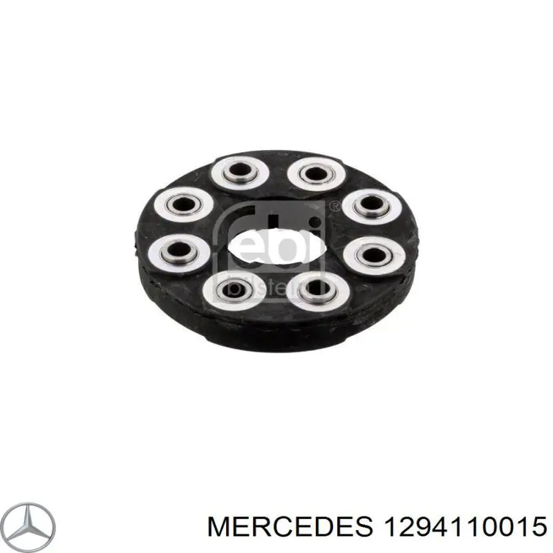 Do koszyka 1294110015 Mercedes Przegub elastyczny (wg kodów 124 411 00 15, 03918)