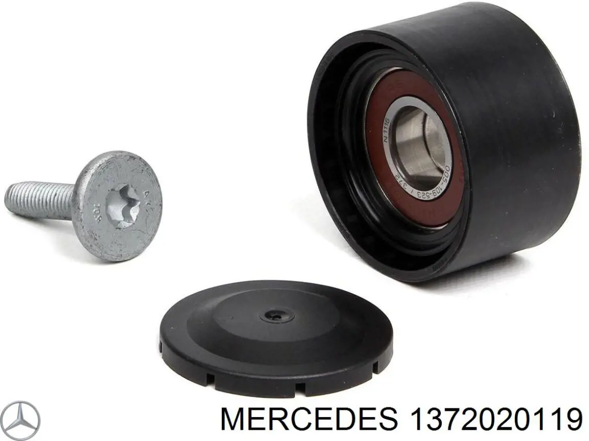 Do koszyka 1372020119 Mercedes Rolka prowadząca, kierunkowa paska napędowego