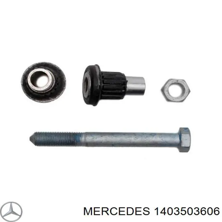 Do koszyka 1403503606 Mercedes Wahacz zawieszenia tylnego górny lewy/prawy