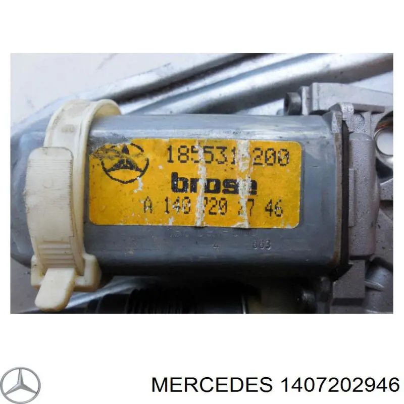 Do koszyka A1407200346 Mercedes Mechanizm podnoszenia szyby drzwi przednich lewych
