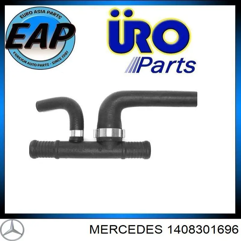 Przewód (króciec) układu chłodzenia Mercedes 1408301696 cena, od 29,50 USD