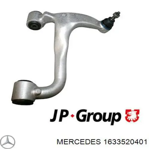Do koszyka 1633520401 Mercedes Wahacz zawieszenia tylnego górny lewy