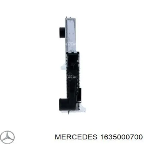 Chłodnica intercoolera Mercedes 1635000700 cena, od 90,24 USD