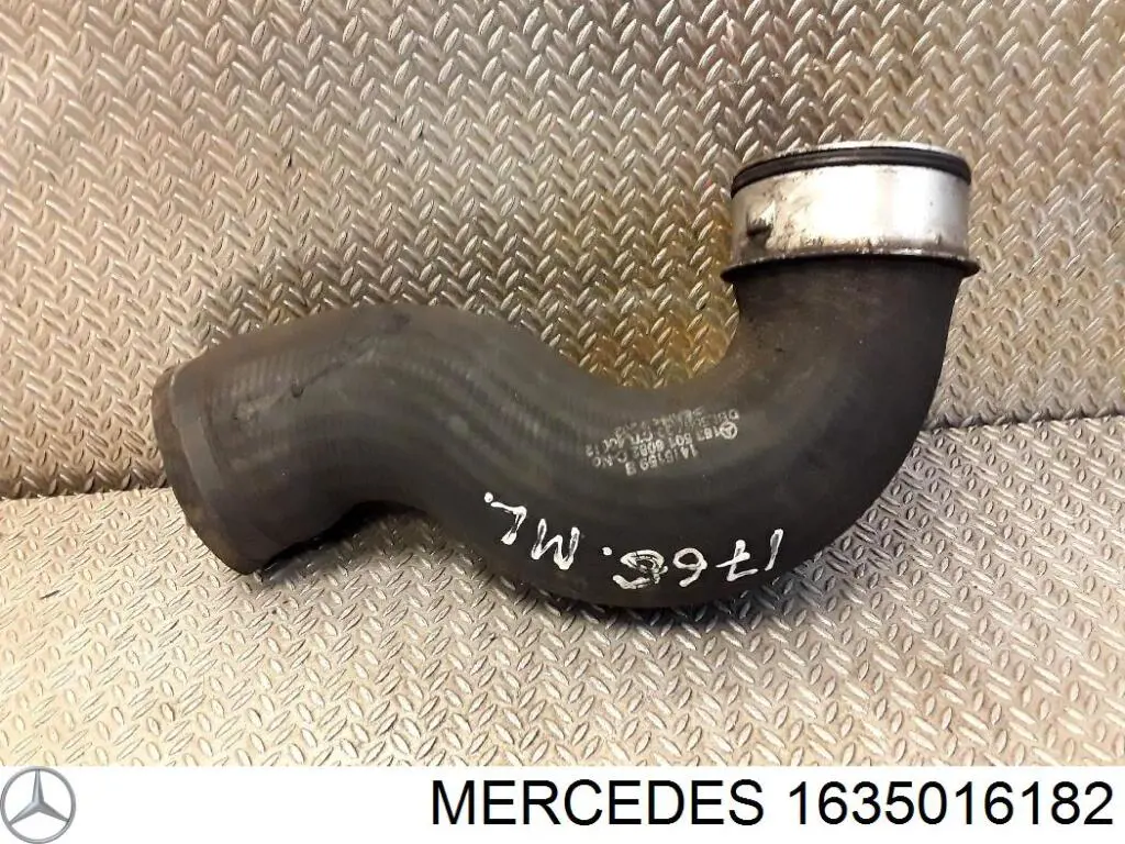 Przewód (króciec) intercoolera Mercedes A1635013982 cena, od 40,20 USD