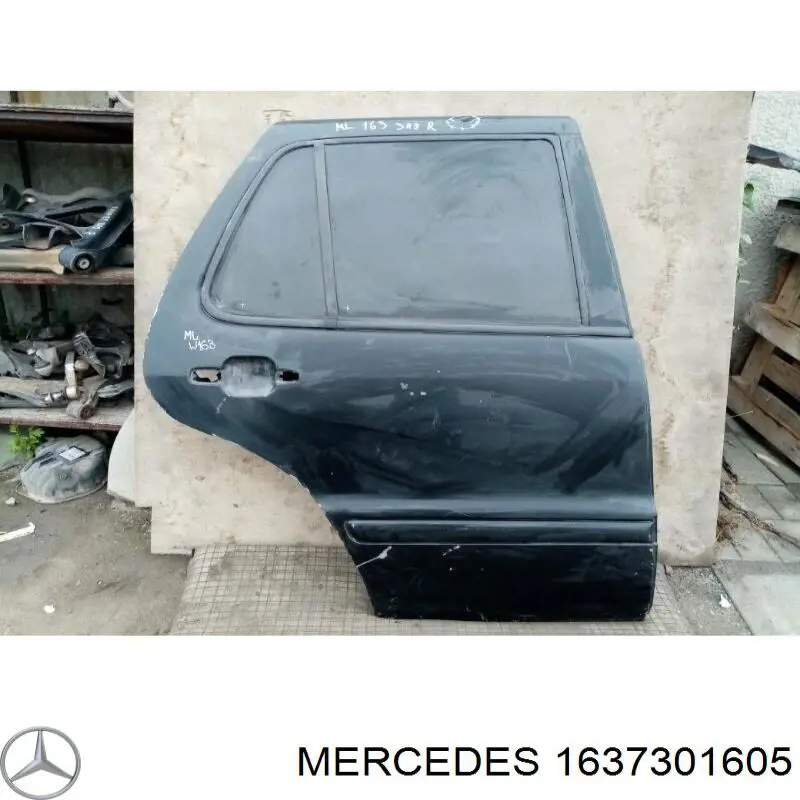 Drzwi tylne prawe Mercedes ML/GLE SUV (W163) (1998 - 2005) cena, od 188,69 USD